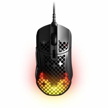 Геймърска мишка SteelSeries Aerox 5 Black, Оптична, Жична, USB