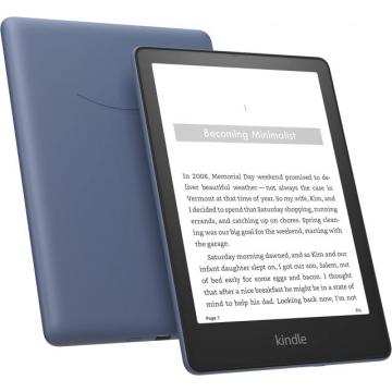 eBook четец Kindle Paperwhite Signature Edition, 6.8", 32GB, 2021, 11 генерация, IPX8, Син