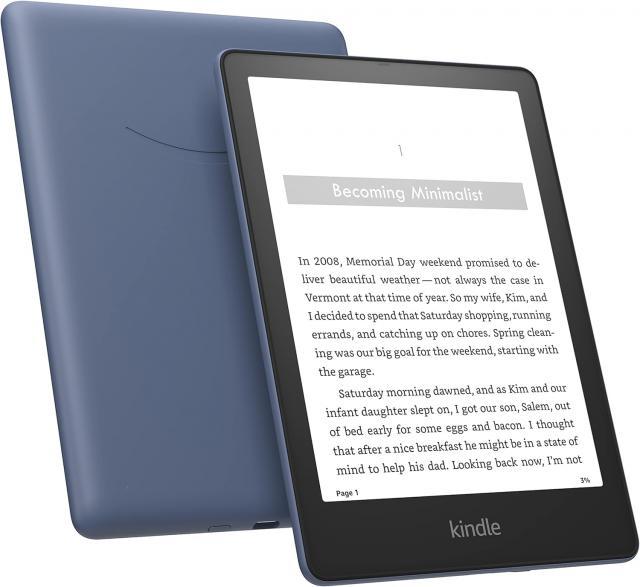 eBook четец Kindle Paperwhite Signature Edition, 6.8", 32GB, 2021, 11 генерация, IPX8, Син