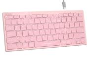 Безжична клавиатура A4TECH FBX51C FSTyler Baby pink, Bluetooth, 2.4 GHz, USB-C, Кирилизирана, Розов