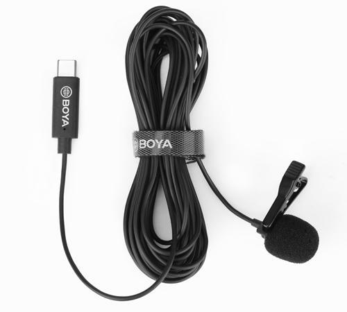 Микрофон брошка BOYA BY-M3, USB-C