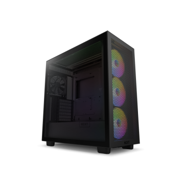 Кутия NZXT H7 Flow RGB Matte Black Mid-Tower