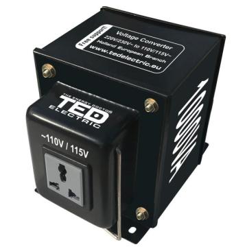 TED ELECTRIC волтов конвертор  220V / 110V  Up / Down  1000VA  TED003645