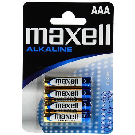 Алкална батерия MAXELL LR-03 /4 бр. в опаковка/ 1,5V