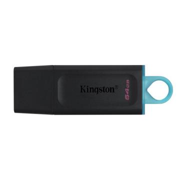 USB памет KINGSTON DataTraveler Exodia 64GB, USB 3.2 Gen 1, Черен