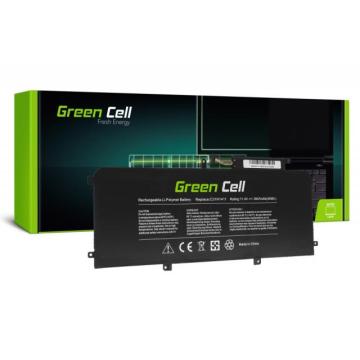 Батерия за лаптоп GREEN CELL C31N1411, Asus ZenBook UX305C, UX305CA, UX305F, UX305FA, 11.4V, 3947mAh