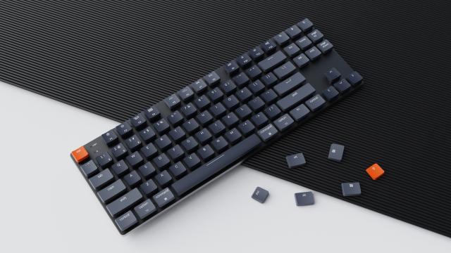 Геймърска Механична клавиатура Keychron K1 SE TKL Hot-Swappable Low Profile Keychron Gateron Blue Switch - White Backlight, Aluminium and Plastic Frame