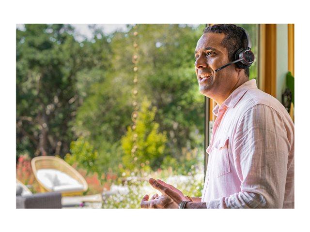 HP Poly Voyager 4320 UC Stereo USB-A Headset +BT700 USB-A Adapter +Charging Stand SmartBuy