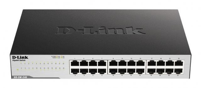 Суич D-Link GO-SW-24G/E, 24 портов 10/100/1000 