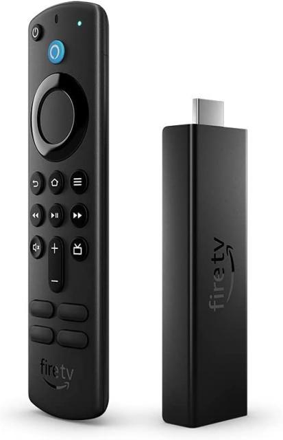 Мултимедиен плеър AMAZON Fire TV Stick Max, Wi-Fi 6, Alexa Voice Remote, Черен