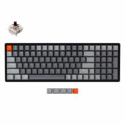 Геймърска механична клавиатура Keychron K4 Hot-Swappable Full-Size Gateron Brown Switch RGB Backlight, Aluminium Frame