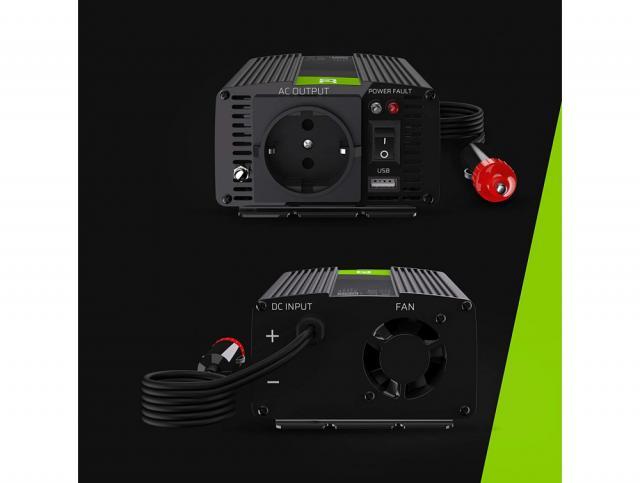 Инвертор GREEN CELL 24V 150W /300W Чиста синусоида