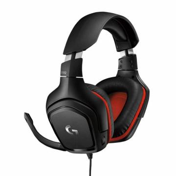 Геймърски слушалки Logitech G332, Микрофон, Черни