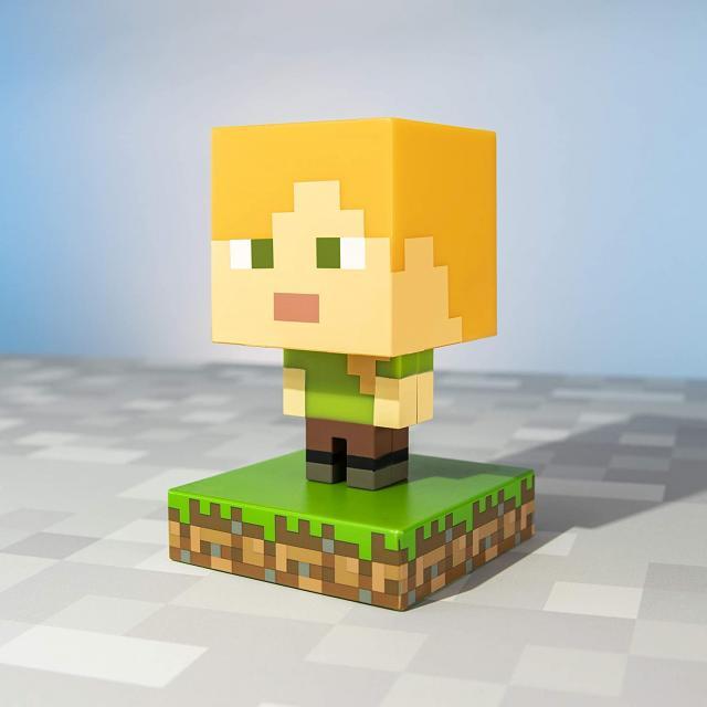 Статуетка Paladone Minecraft: Alex Icon Light BDP