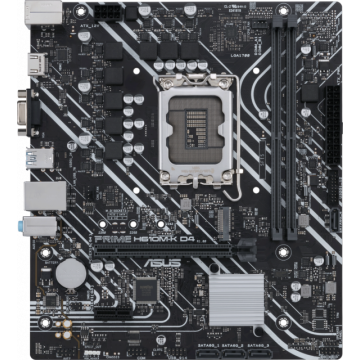 Дънна платка ASUS PRIME H610M-K D4, LGA 1700 mATX, 2x DDR4, 1x M.2