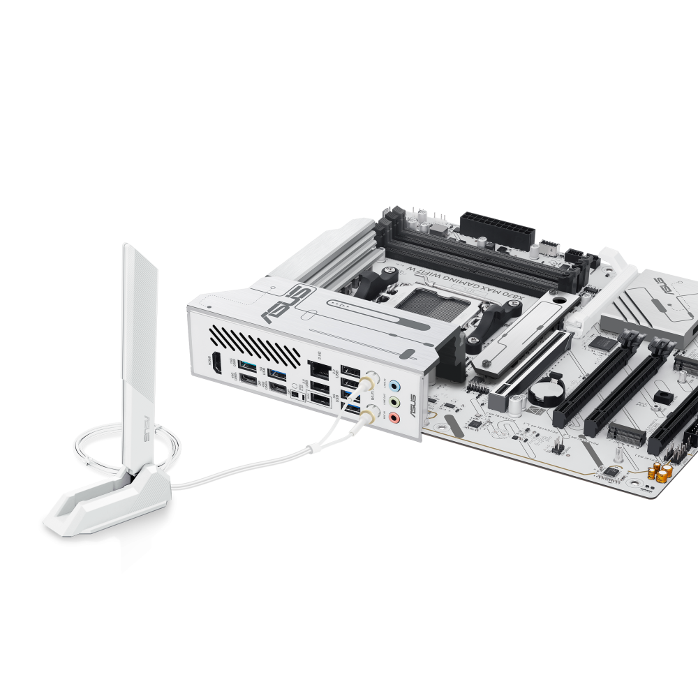 Дънна платка ASUS X870 MAX GAMING WHITE WiFi7 AM5 DDR5