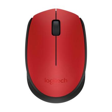 Безжична оптична мишка LOGITECH M171, Червен, USB