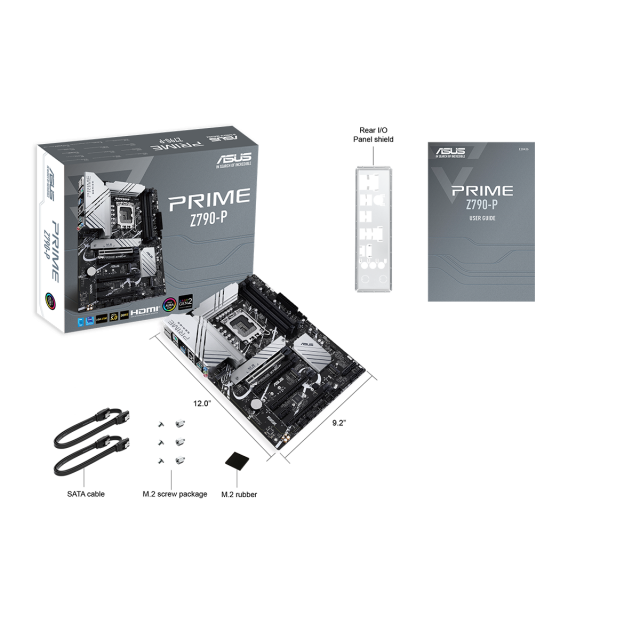 Дънна платка ASUS PRIME Z790-P, LGA 1700, ATX, DDR5, PCIe 5.0, Aura Sync RGB
