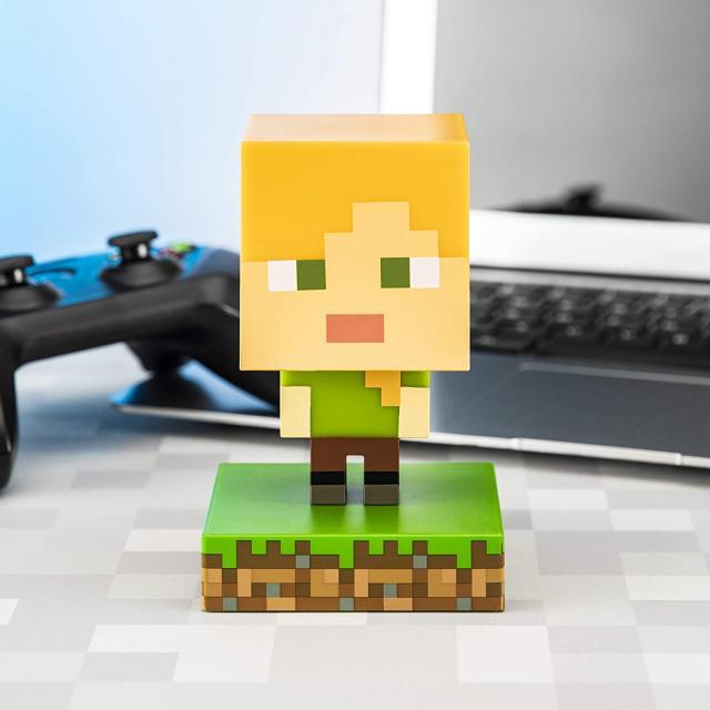 Статуетка Paladone Minecraft: Alex Icon Light BDP