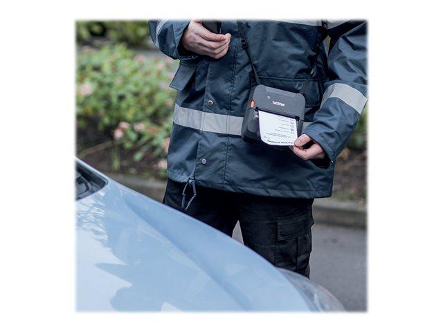 Мобилен термо принтер - BROTHER RuggedJet RJ-4230B Receipt printer direct thermal Roll 114mm 203x203dpi 127mm/sec USB 2.0 Bluetooth 4.2