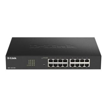 Суич D-Link DGS-1100-16V2, 16 портов 10/100/1000 Gigabit Smart Switch, управляем