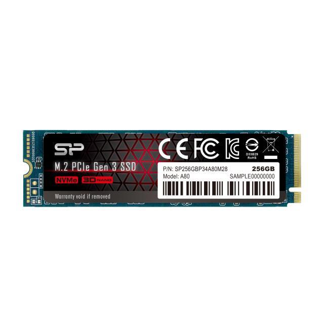 SSD Silicon Power P34A80 M.2-2280 PCIe NVMe 256GB