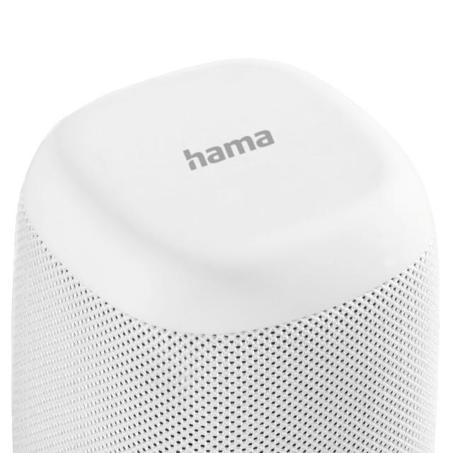 Bluetooth смарт тонколона HAMA Tube 2.0, 3.5mm жак, 3W, Бяла