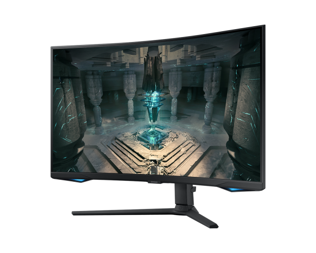 Монитор Samsung Odyssey G6 G650, 32" VA Curved, QHD 2560x1440 , 240Hz, 1 ms, AMD FreeSync, DP, HDMI, Черен