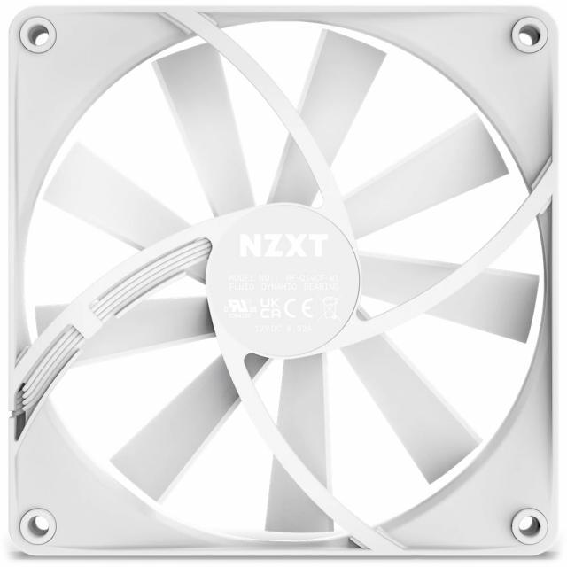 Вентилатор NZXT F140Q Бял