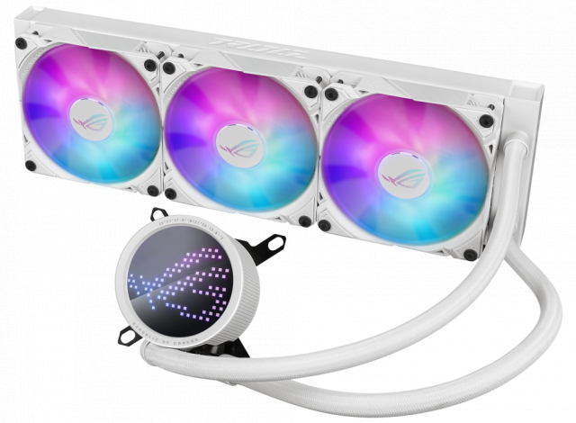 Охладител за процесор ASUS ROG RUYO III 360 ARGB White, Mini LED Display