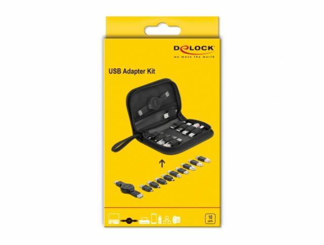 Комплект кабел с накрайници DeLock 18612, 10 броя