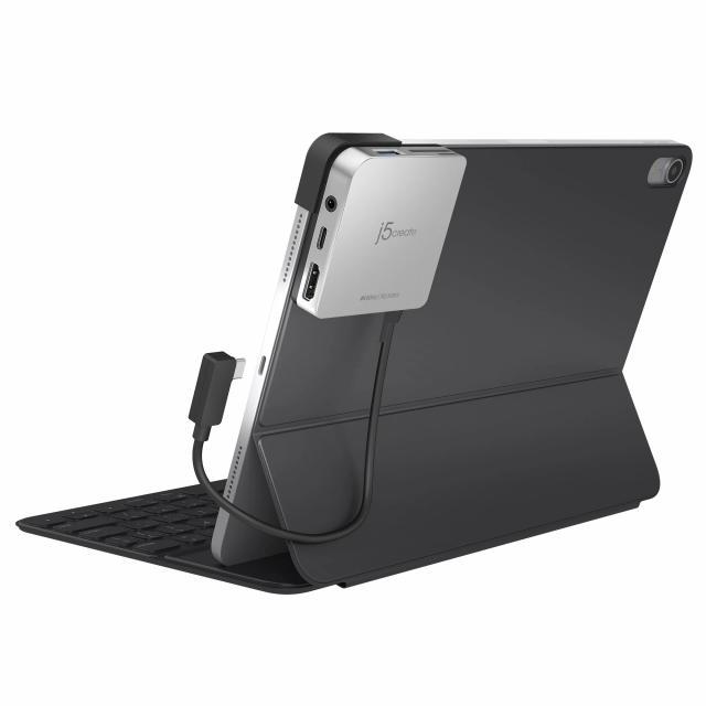 Докинг станция j5create JCD612, USB-C към 4K 60 Hz, HDMI, За iPad Pro