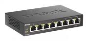 Суич D-Link DGS-1008P, 4x PoE + 4 x стандартни, 10/100/1000, Gigabit, 