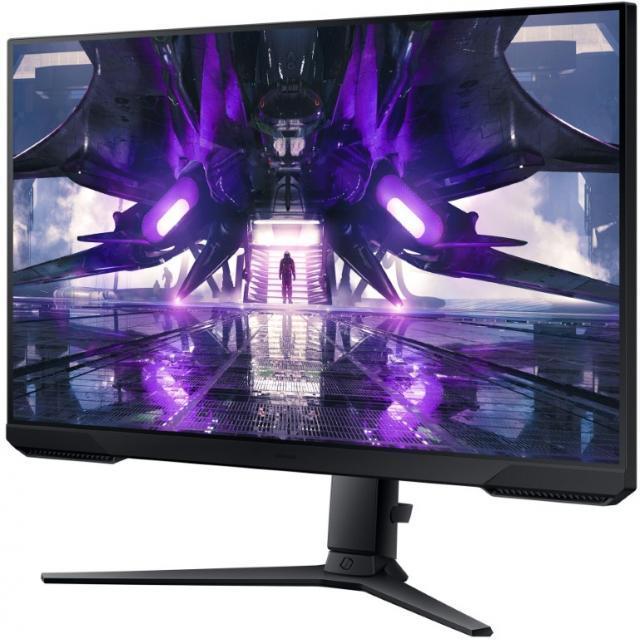 Монитор Samsung 24G30A 24" Odyssey G3, VA, 144 Hz, 1 ms (MPRT), 250 cd/m2, 3000: 1, 1920x1080, Mega DCR, AMD FreeSync Premium, Display Port, HDMI, Black