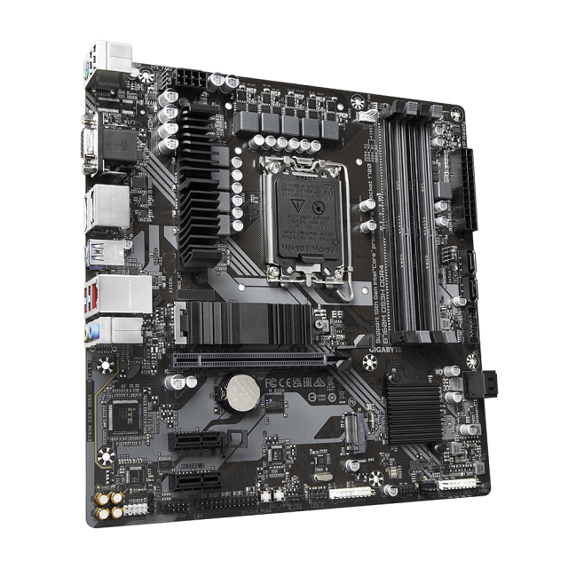 Дънна платка GIGABYTE B760M DS3H, socket 1700, ATX, 4xDDR4