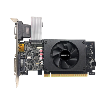 Видео карта Gigabyte GeForce GT 710, 2GB, GDDR5, 64 bit, D-Sub, DVI-D, HDMI 