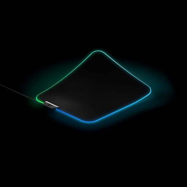 Геймърски пад SteelSeries QcK Prism Cloth - Medium RGB, Черен
