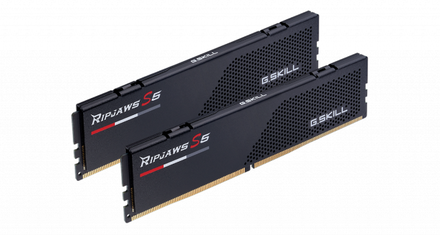 Памет G.SKILL Ripjaws S5 Black 32GB(2x16GB) DDR5 PC5-41600 5200MHz CL36 F5-5200J3636C16GX2-RS5K