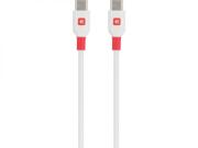 Кабел Skross, USB-C - USB-C мъжко, USB 2.0, 1.2м, Бял