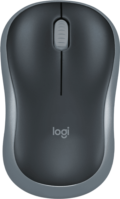 Безжична оптична мишка LOGITECH M185, Сива, USB
