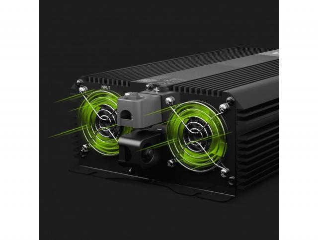 Инвертор PRO GREEN CELL, 12/220V, DC/AC, 300W/6000W, Модифицирана синусоида