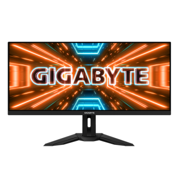 Геймърски Монитор Gigabyte M34WQ-EK, 34" IPS WQHD (3480 x 1440), 144Hz, 1ms, HDR400