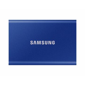 Външен SSD Samsung T7 Indigo Blue SSD 2000GB USB-C, Син