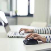 Безжична оптична мишка HAMA Riano 182645, Лява ръка, USB, Черен