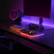 Геймърски пад SteelSeries QcK Prism Cloth - Medium RGB, Черен