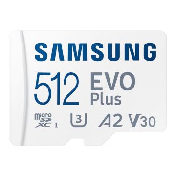 SAMSUNG microSD EVO PLUS 512GB 2024 incl. SD Adapter