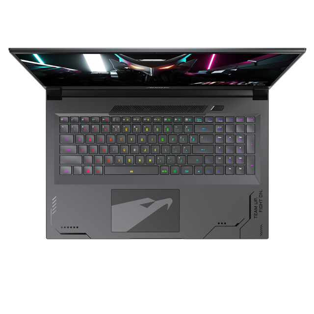 Лаптоп GIGABYTE AORUS 17X AZF - 17.3 QHD IPS 240Hz, Intel Core i9-13980HX, 2x16GB DDR5, 2x1TB SSD Gen4, nVIdia RTX 4090 16GB GDDR6, Windows 11 Home