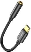 Адаптер Baseus CATL54-01, USB-C/3.5mm, черен