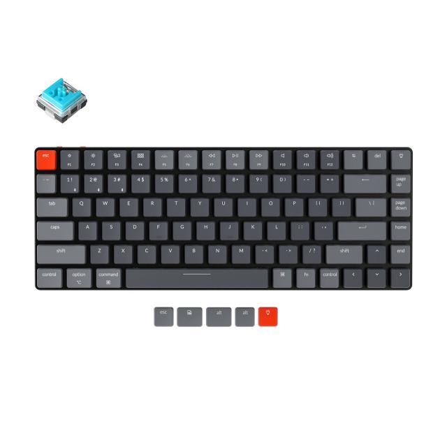 Геймърска Механична клавиатура Keychron K3 Hot-swappable TKL Keychron Optical Low Profile Blue Switch RGB LED Keychron Optical Low Profile Blue Switch ABS