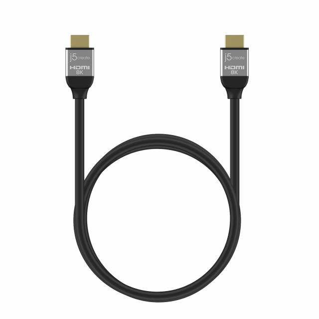 Кабел j5create JDC53, HDMI мъжко - HDMI мъжко, 8K, 48 Gbps, 2 m